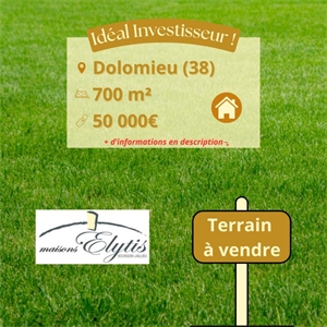 terrain a batir à la vente -   38110  DOLOMIEU, surface 700 m2 vente terrain a batir - UBI466065677